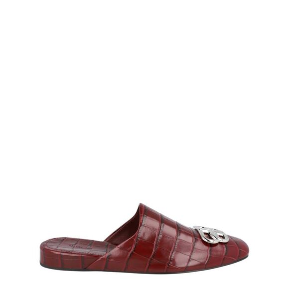 Balenciaga Croc Embossed Leather Cosy BB Mule - Picture 1 of 6